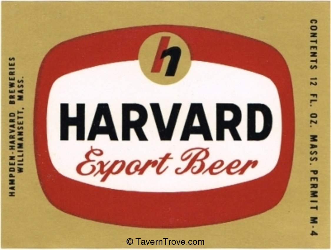 Harvard Export Beer