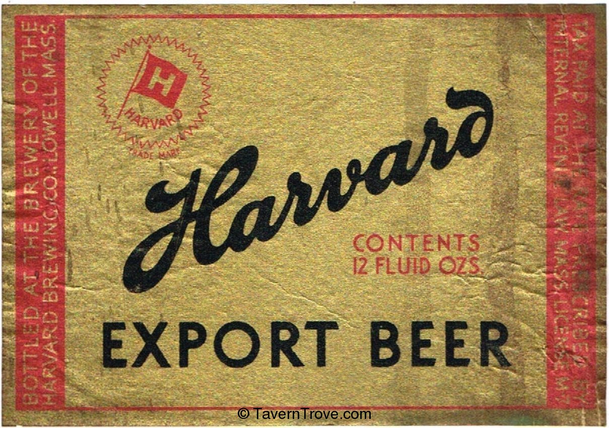 Harvard Export Beer