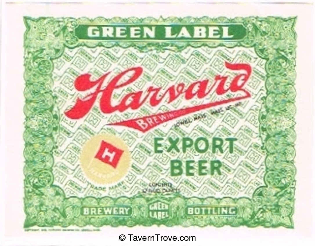 Harvard Export Beer