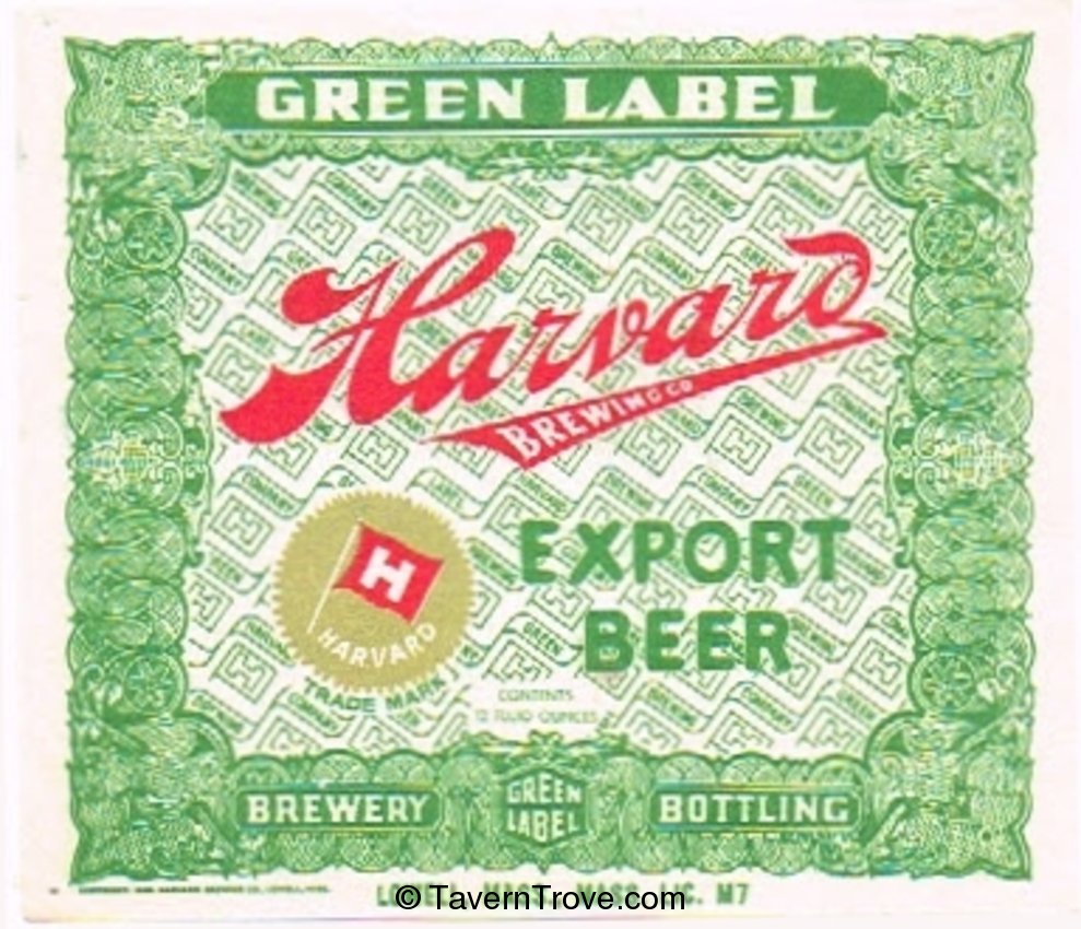 Harvard Export Beer