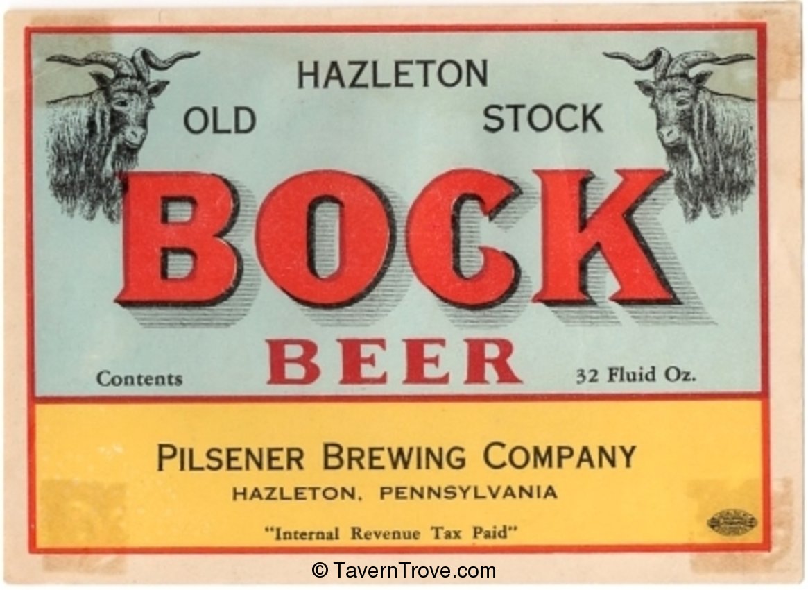 Hazleton Old Stock Bock Beer