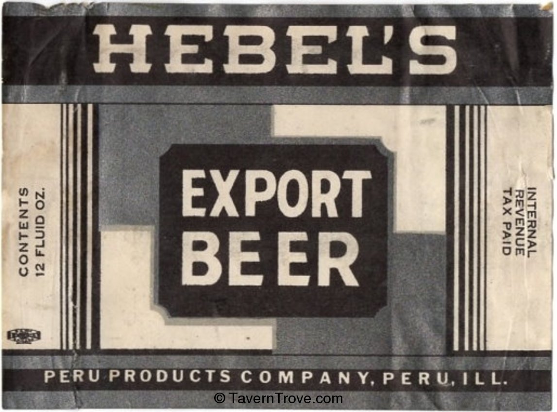 Hebel's Export Beer