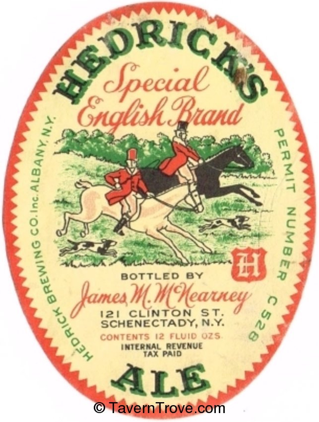 Hedrick's Special English Brand Ale 