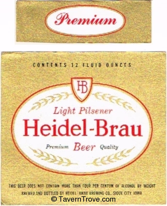 Heidel-Brau Light Pilsener Beer