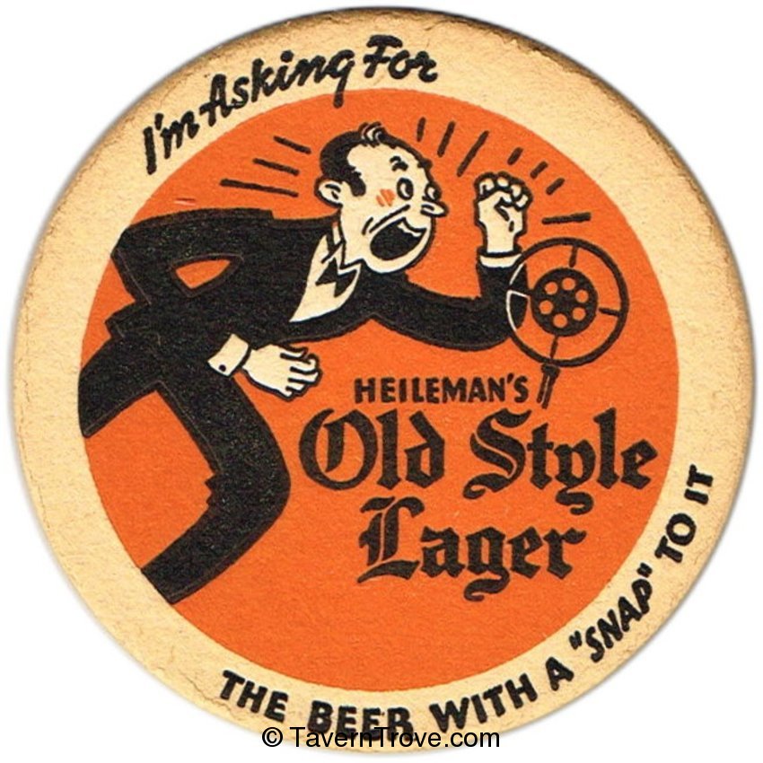1936 Vintage 4 Inch (+) Coasters - Heileman's Old Style Lager Beer ...