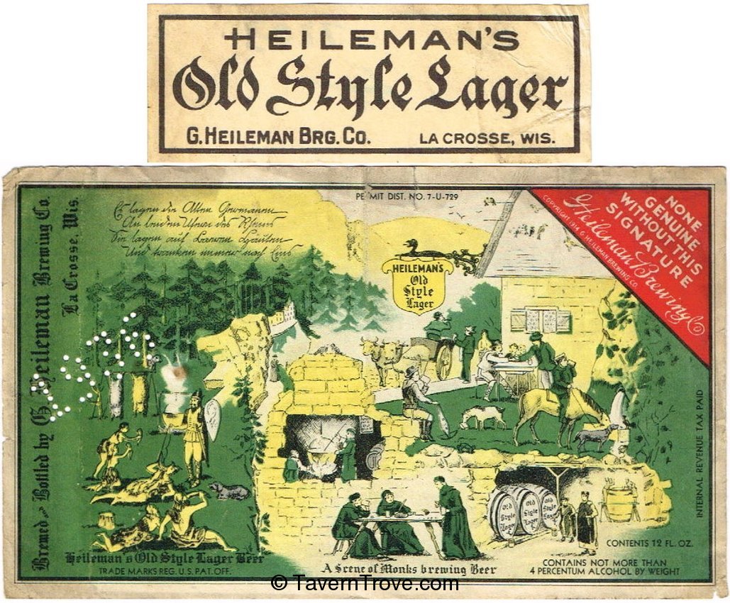 Heileman's Old Style Lager Beer (87mm)