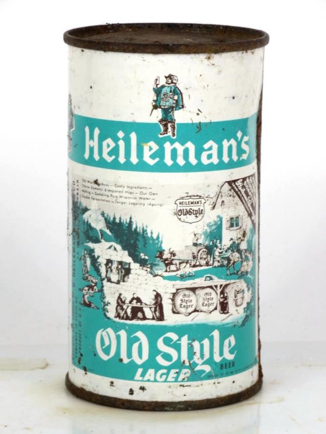 Heileman's Old Style Lager Beer (Pale Green)