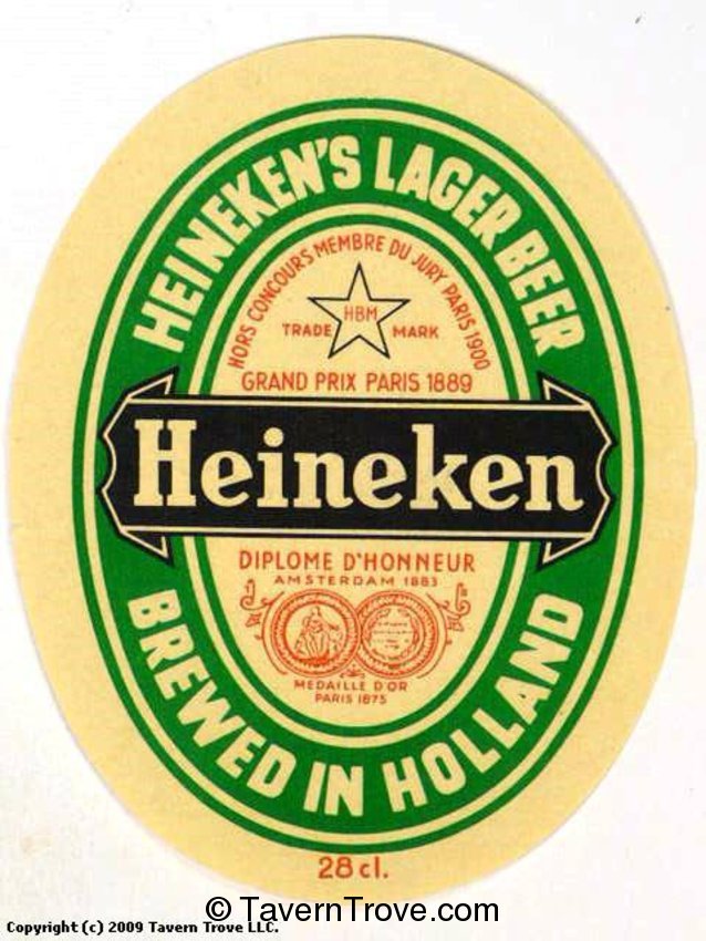 Heineken's Lager Bier