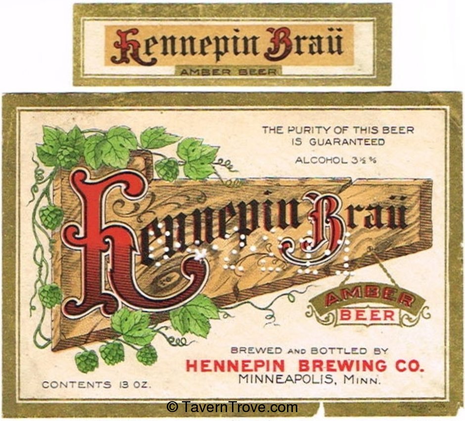 Hennepin Brau Amber Beer