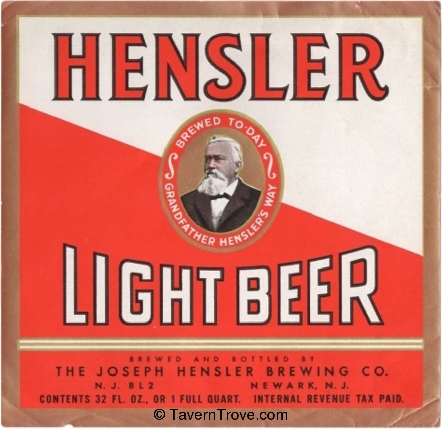 Hensler Light Beer