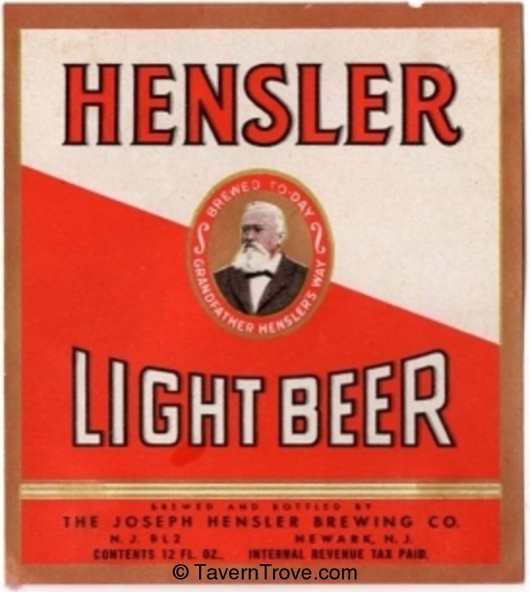 Hensler Light Beer