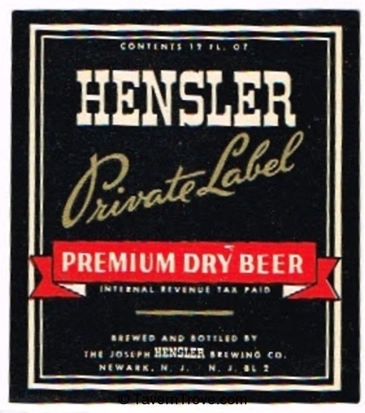 Hensler Premium Dry Beer