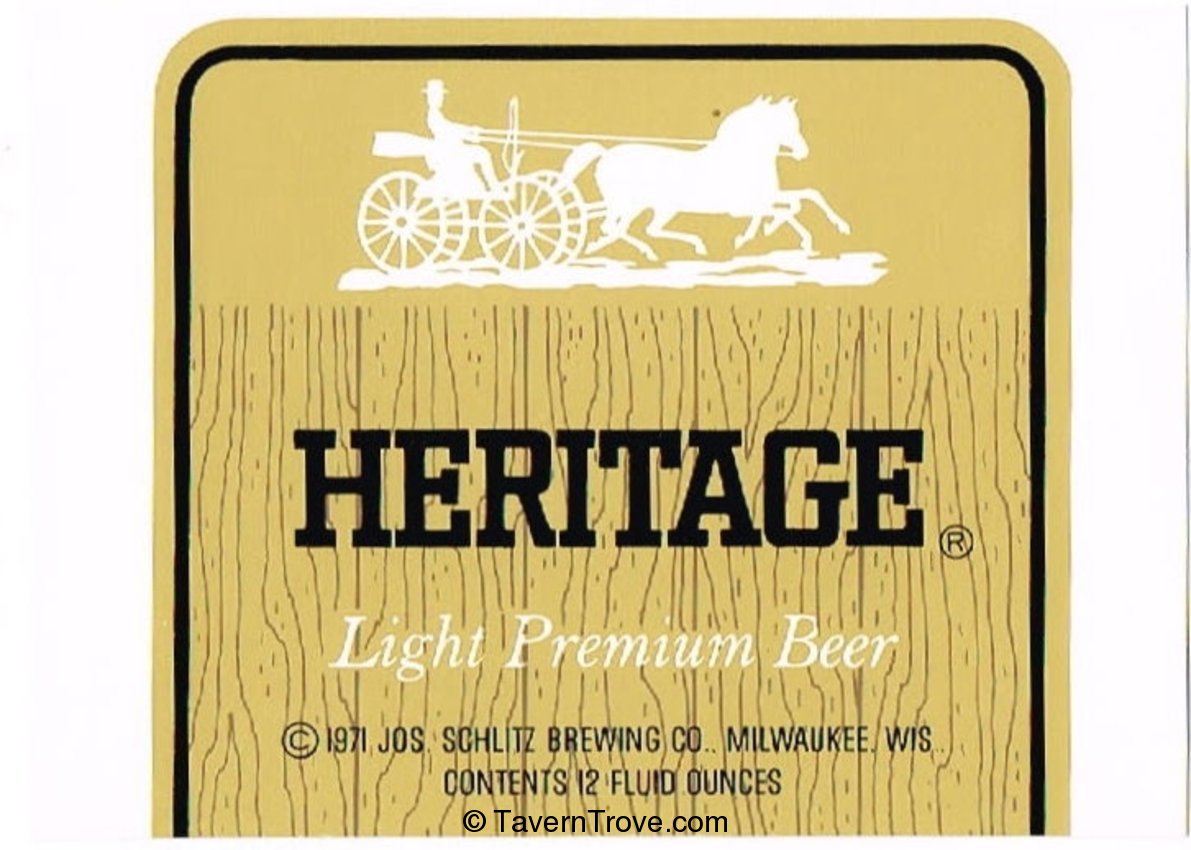 Heritage Light Premium Beer