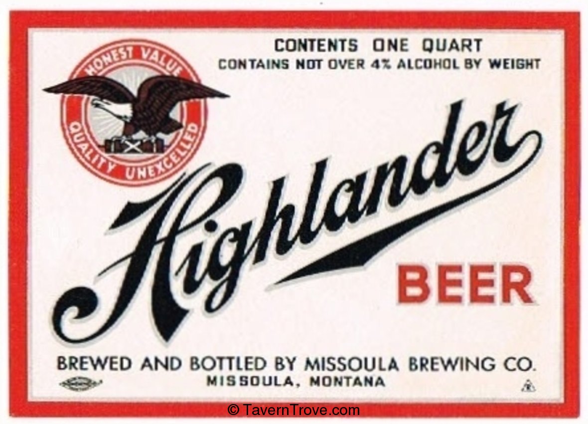 Highlander Pale  Beer