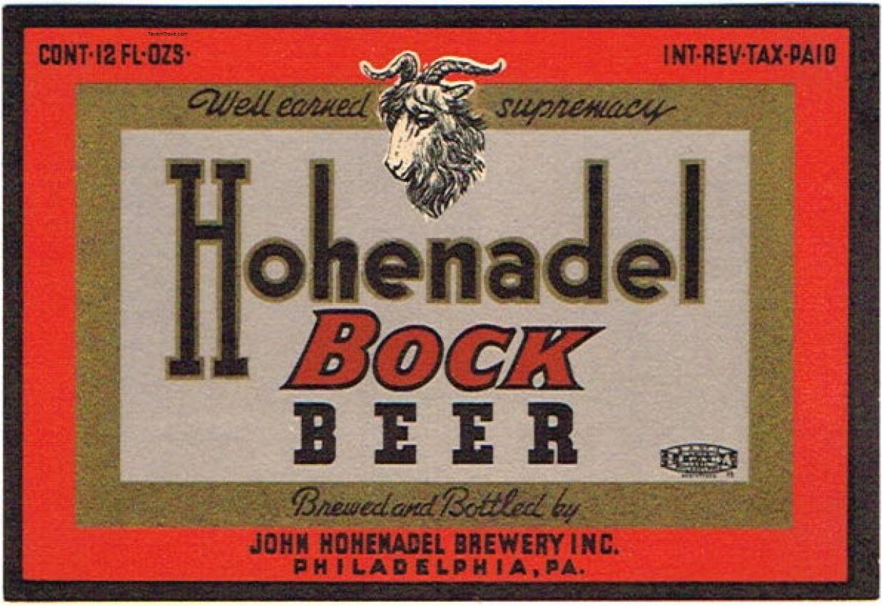 Hohenadel Bock Beer