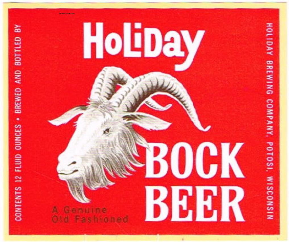 Holiday Bock Beer (tan edge)