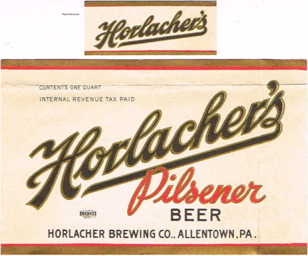 Horlacher's Pilsener Beer