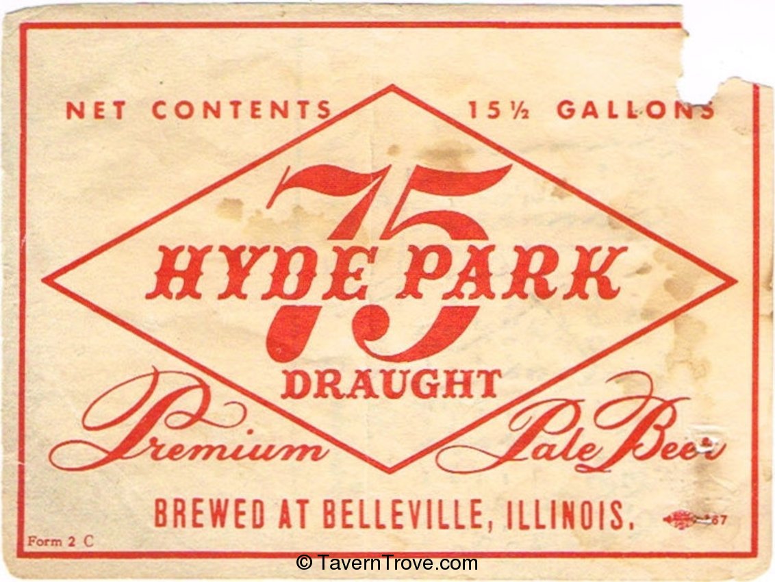 Hyde Park 75 Beer