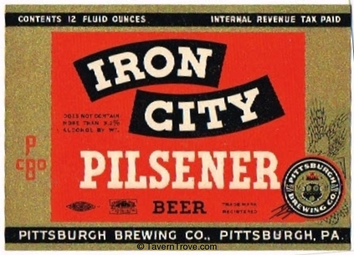 Iron City Pilsener Beer