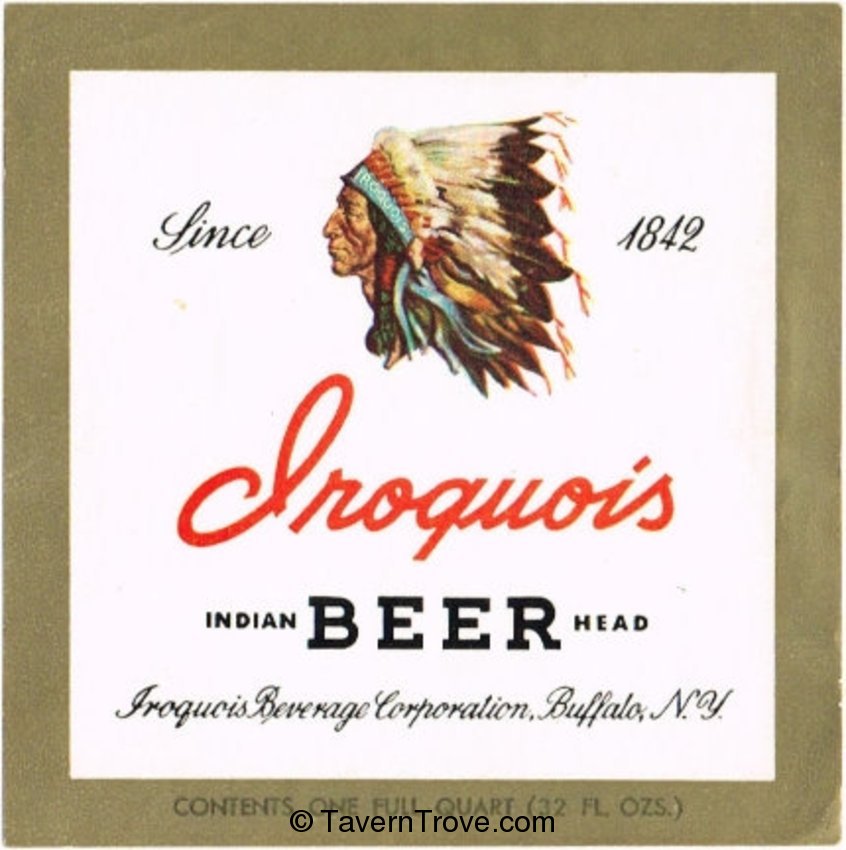 Iroquois Indian Head Beer 