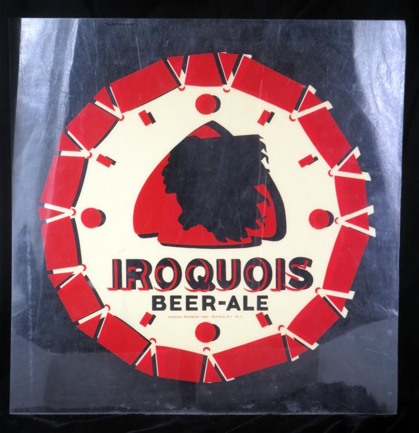 Iroquois Beer/Ale Vacuform Clock Face