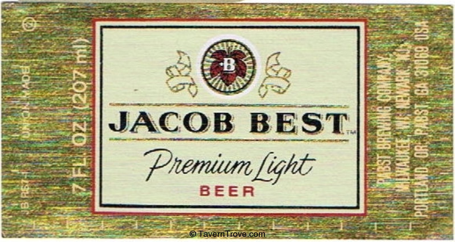 Jacob Best Premium Light Beer