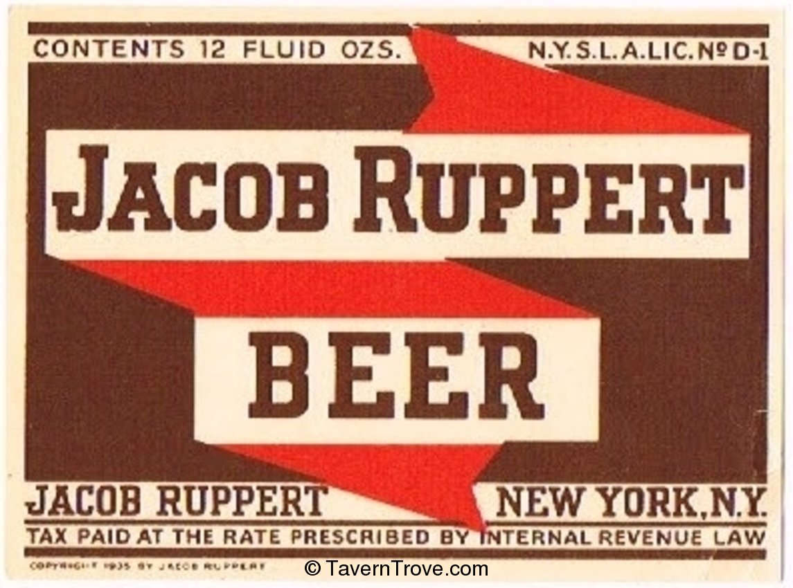 Jacob Ruppert Beer