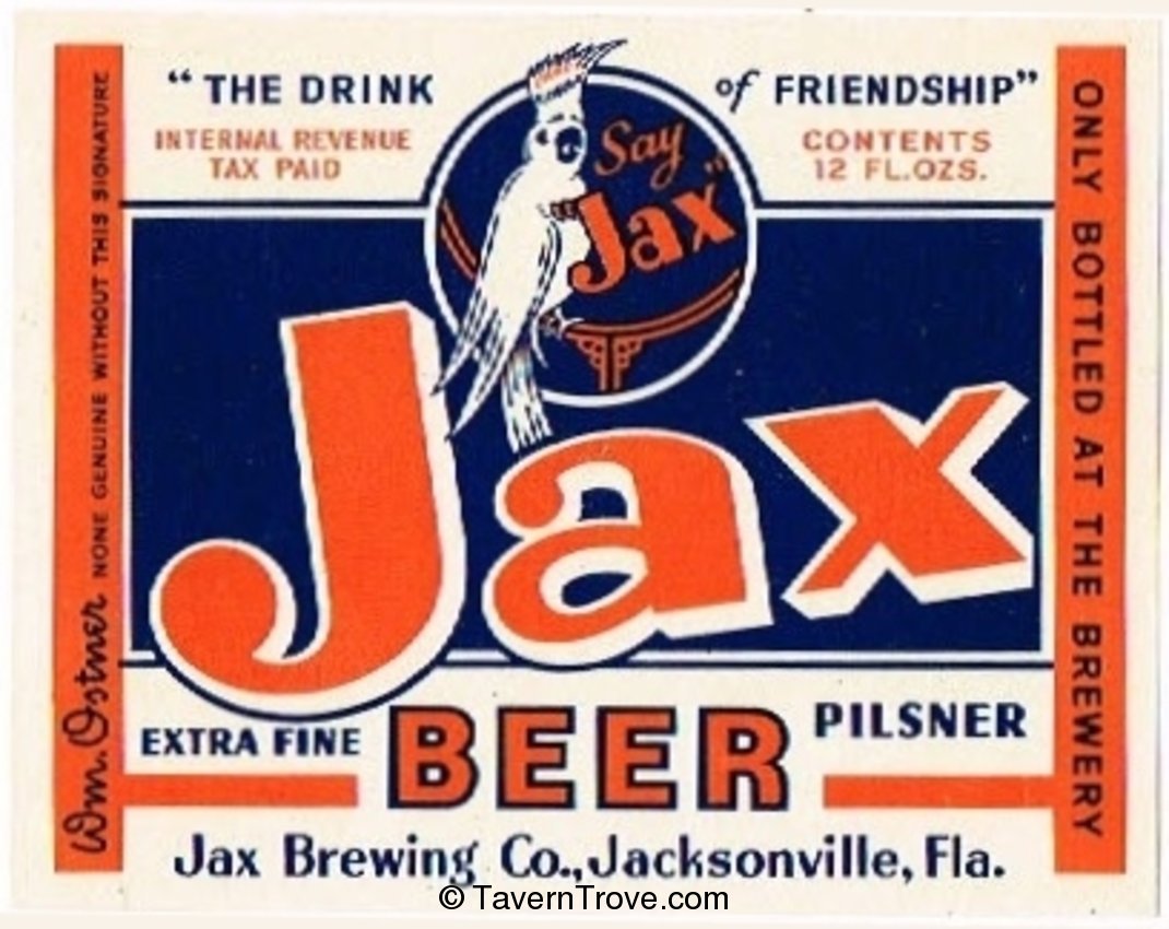 Jax Extra Fine  Beer