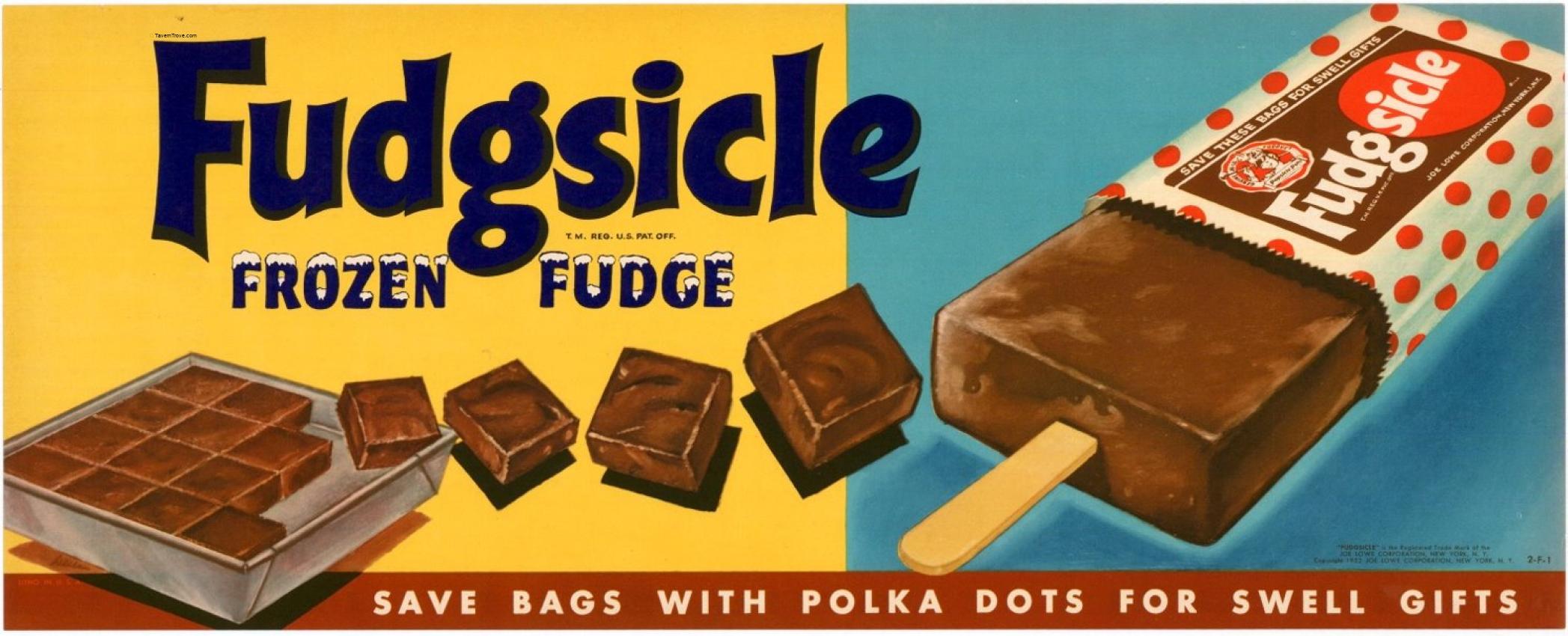 Joe Lowe Co. Coble Fudgsicle Ice Cream Bar Paper