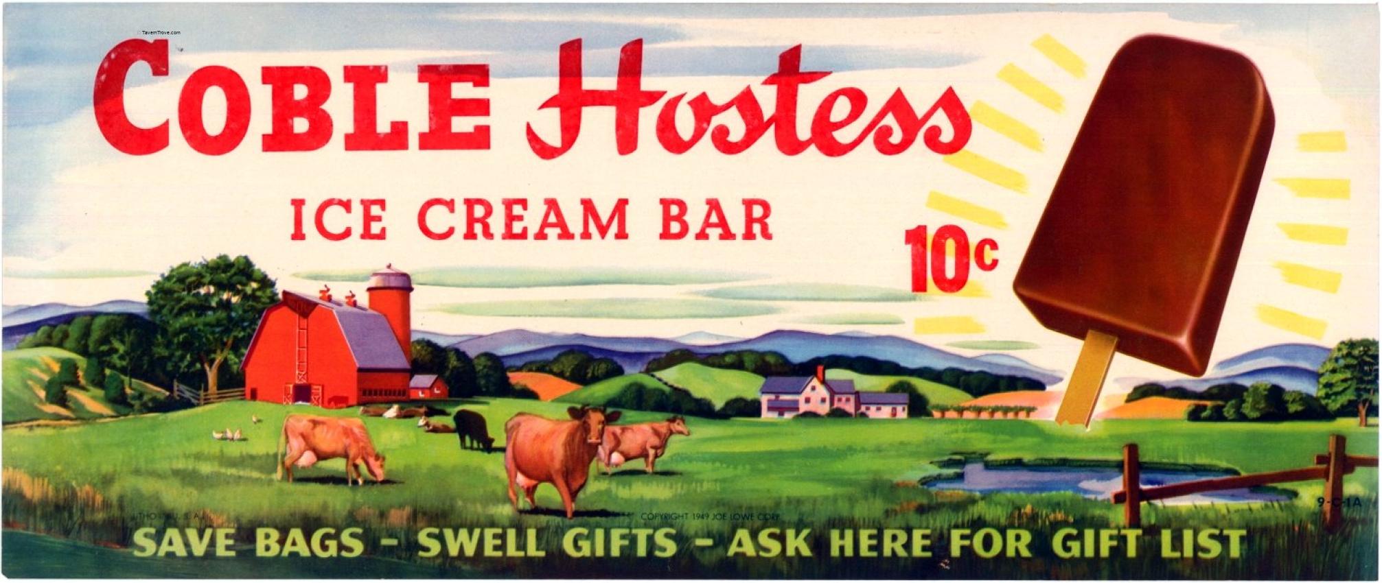 Joe Lowe Co. Coble Hostess Ice Cream Bar Paper