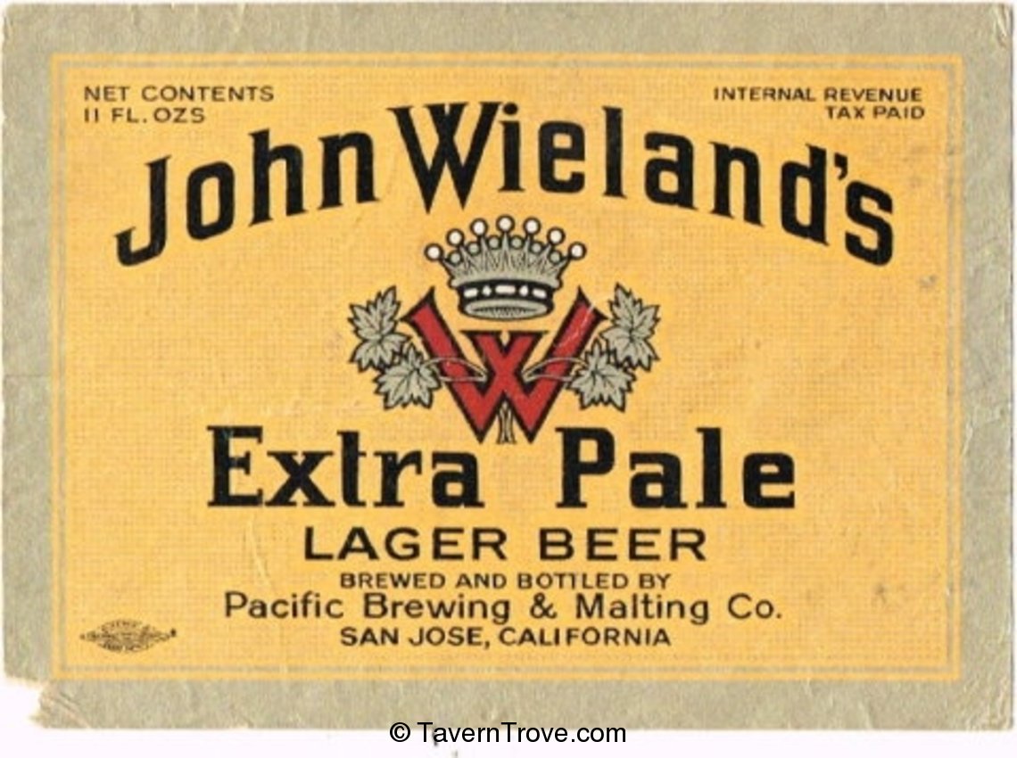 John Wieland's Extra Pale Lager Beer