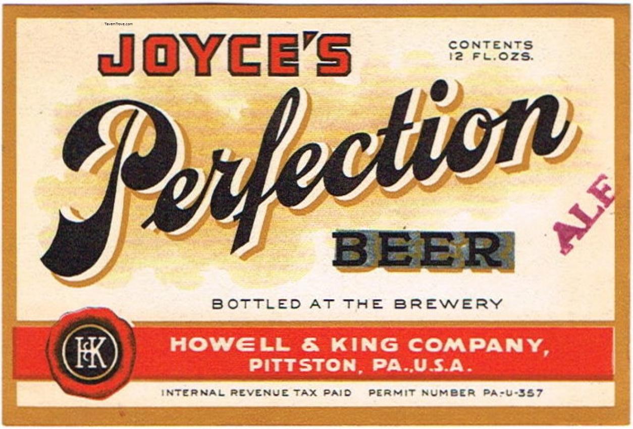 Joyce's Perfection Ale