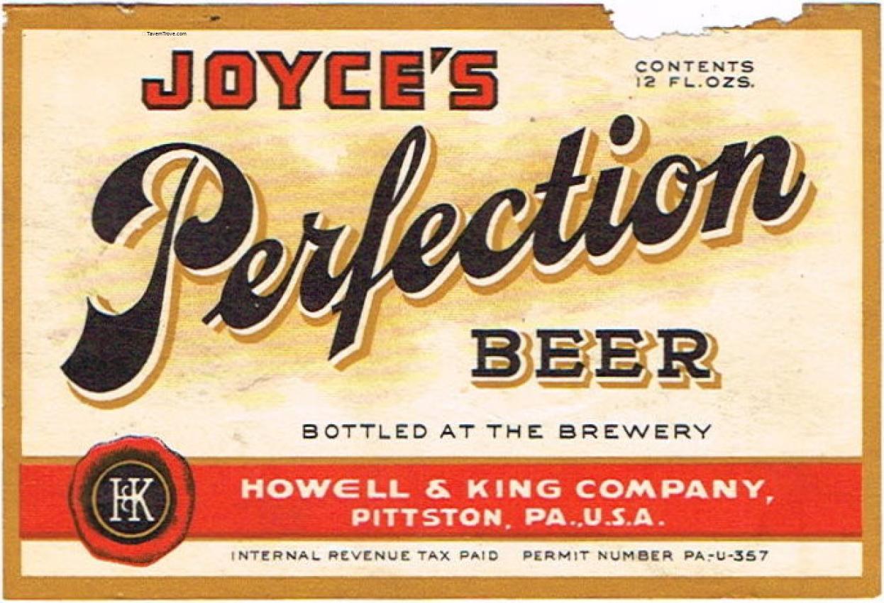 Joyce's Perfection Beer