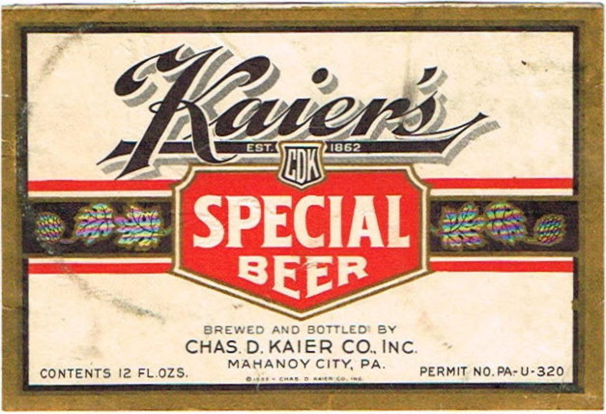 Kaier's Special Beer