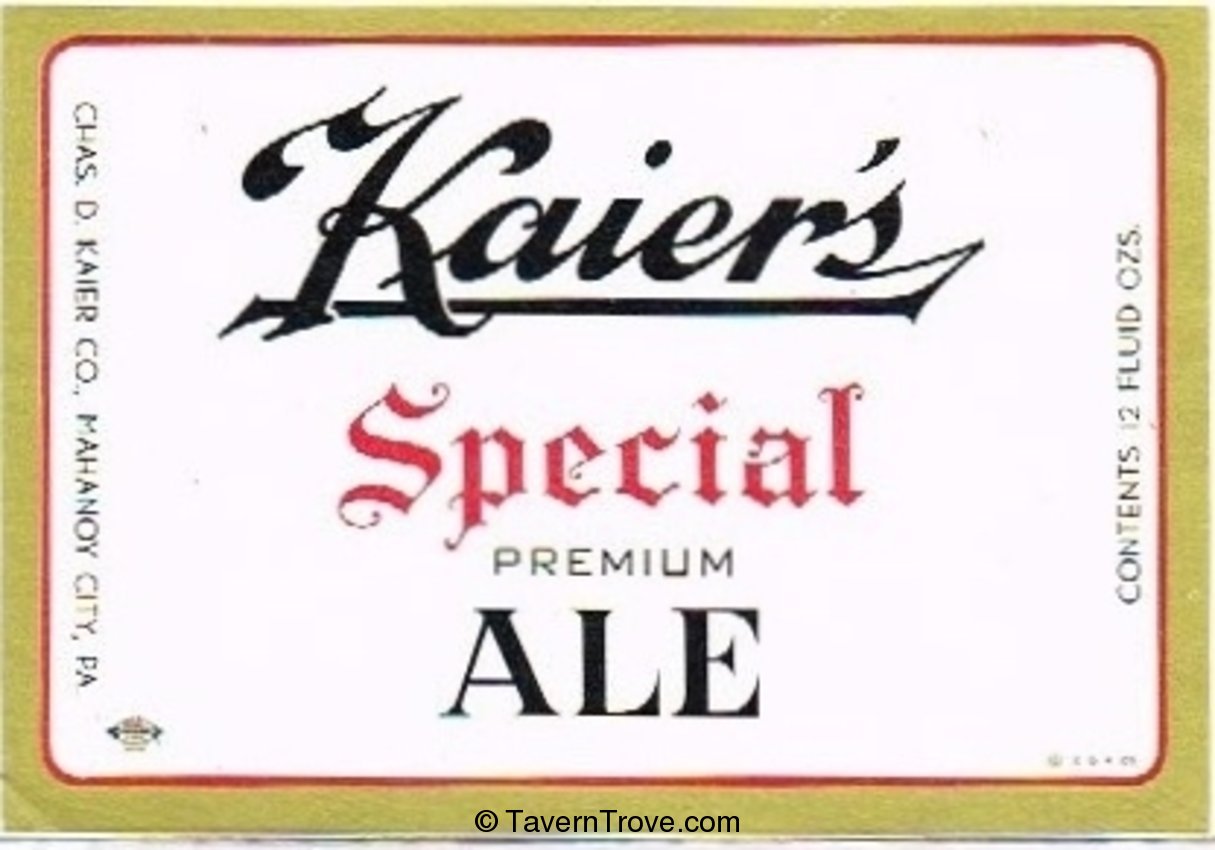 Kaier's Special Ale