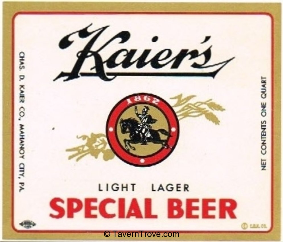 Kaier's Special Beer 