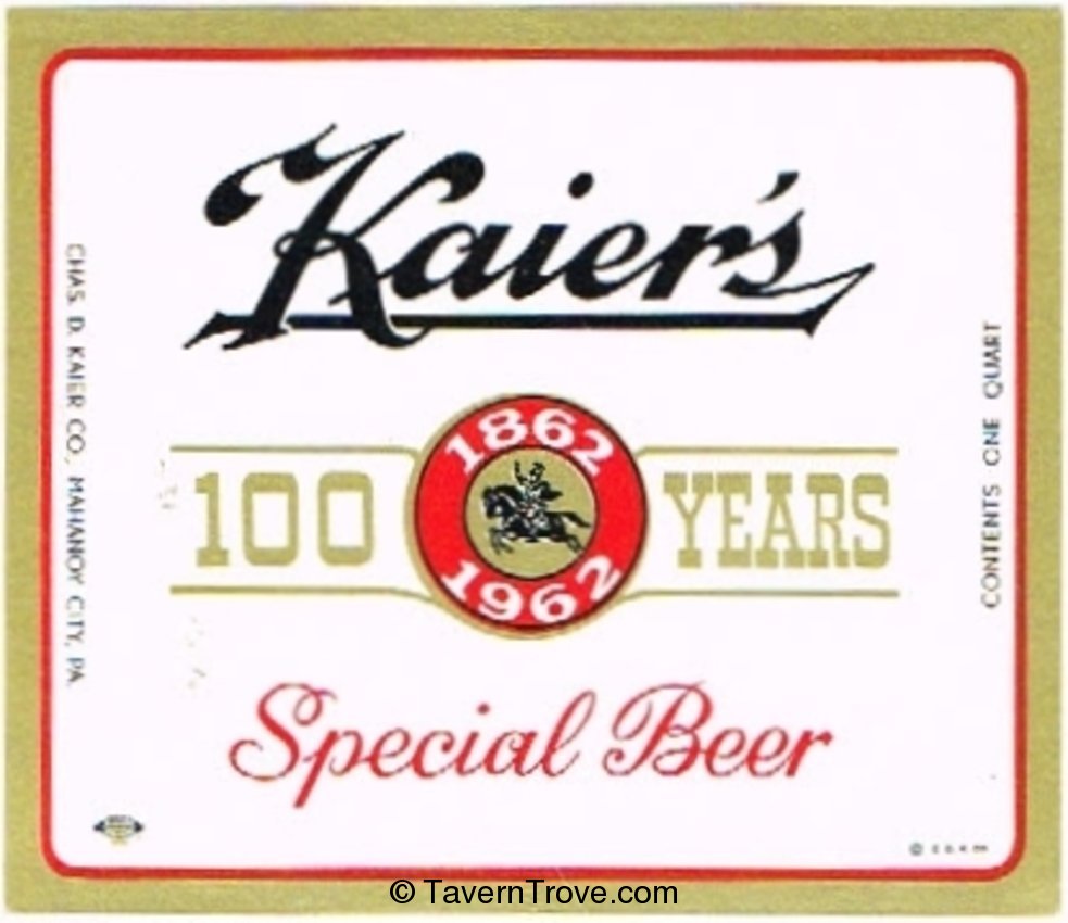 Kaier's Special Beer 