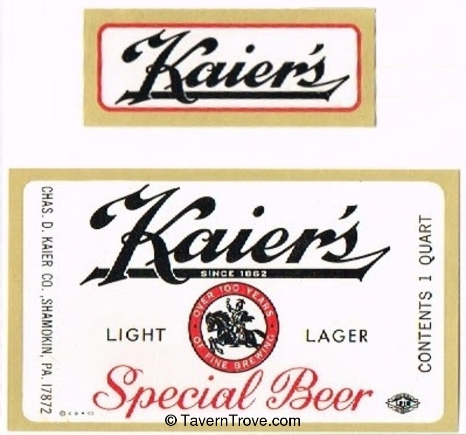 Kaier's Special Beer