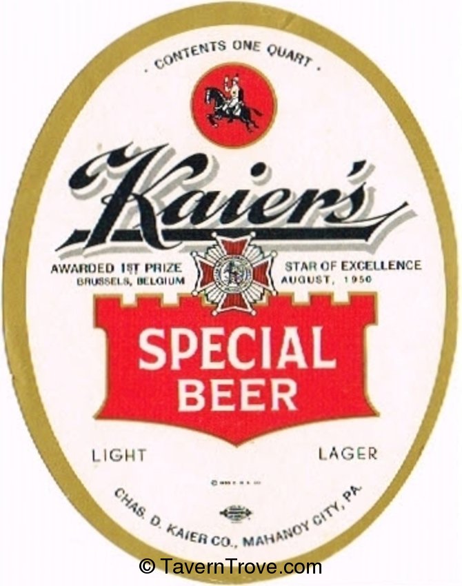 Kaier's Special Beer