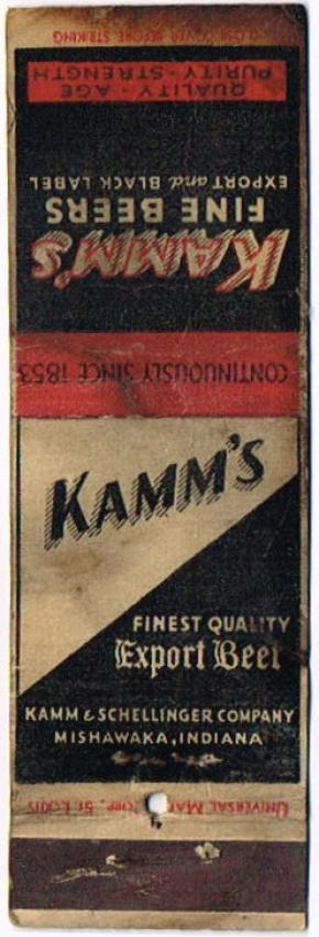 Kamm's Export/Black Label Beer Dupe