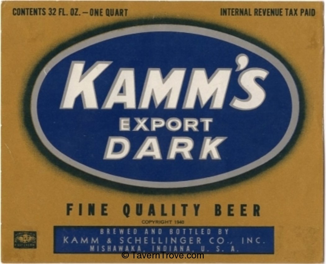 Kamm's Export Dark Beer