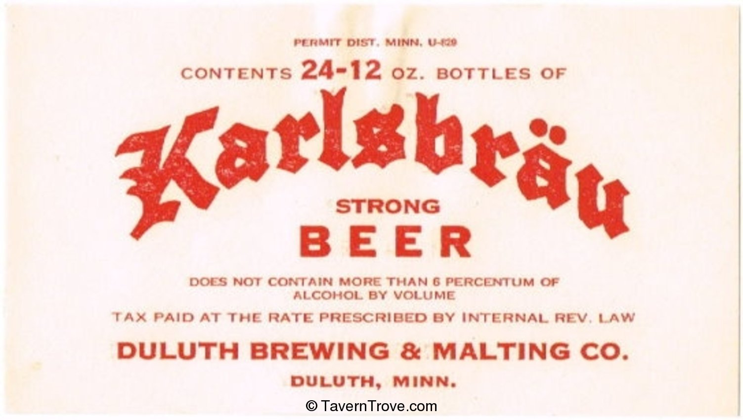 Karlsbrau Beer