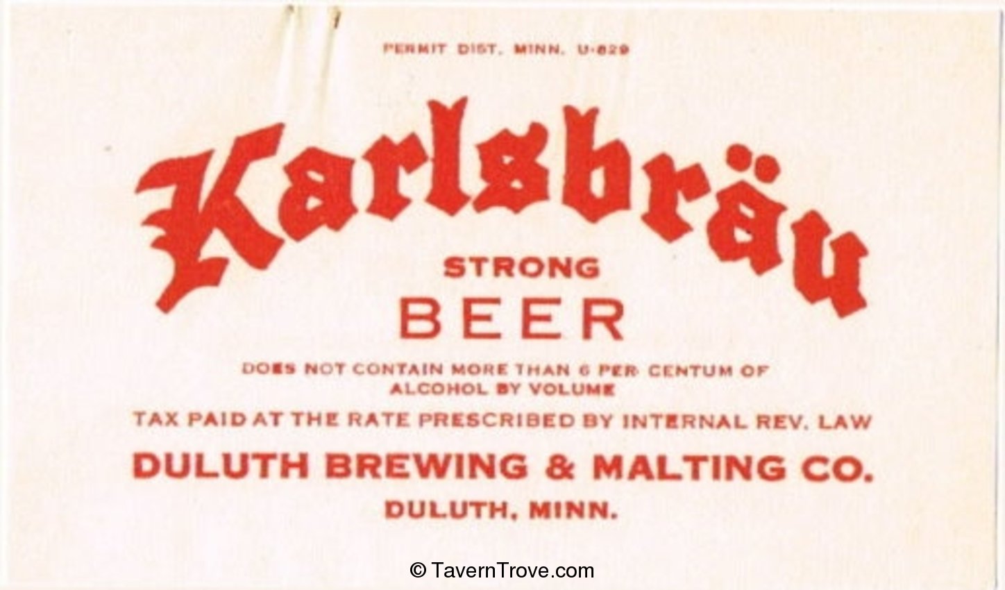 Karlsbrau Beer