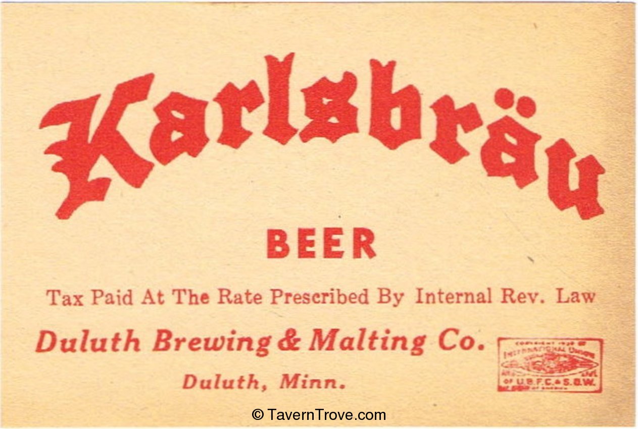 Karlsbrau Beer