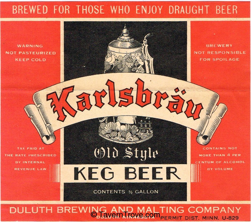 Karlsbrau Old Style Keg Beer