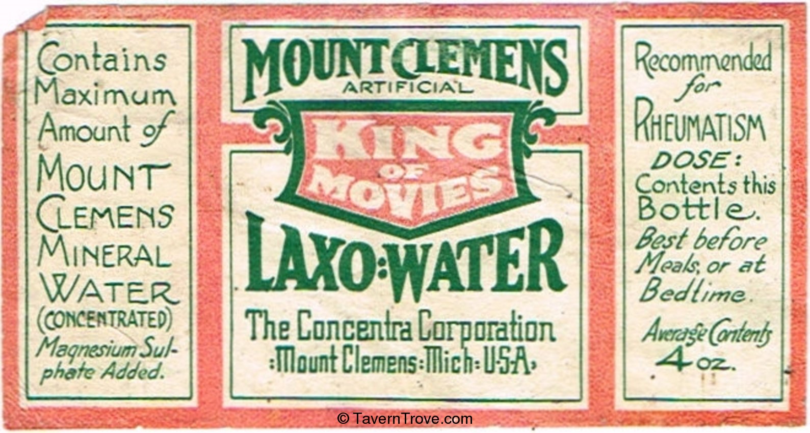 King Of Movies Lax-o Water