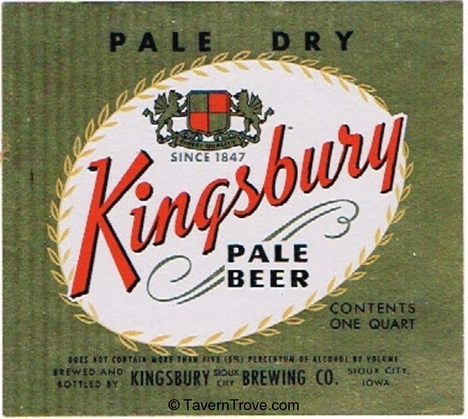 Kingsbury Pale Beer