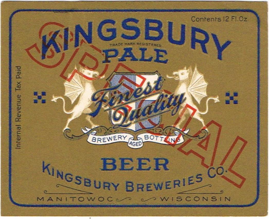 Kingsbury Pale Special Beer