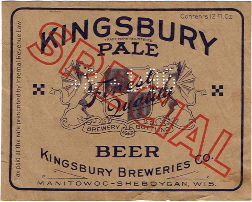 Kingsbury Special Pale Beer