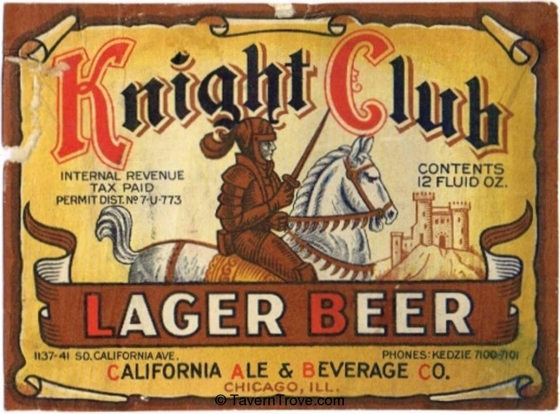 Knight Club Lager Beer